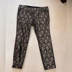 Size 14 new with tagBlack and Gold Ankle pants